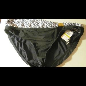 Jantzen Black and White Swim Bottoms size 14 new with tags